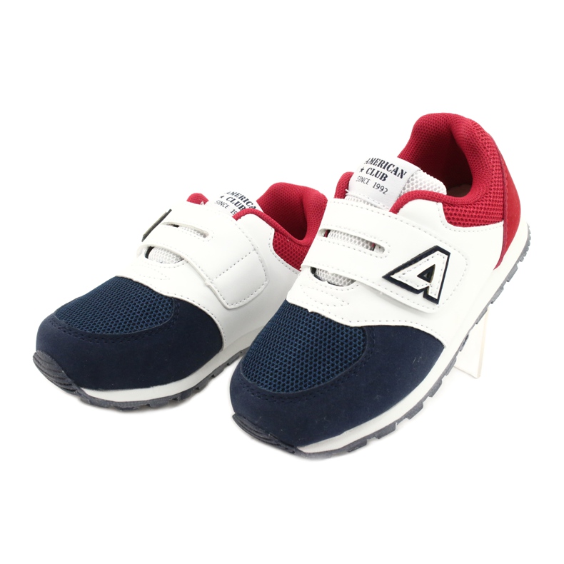 American Club Sapatos esportivos infantis Inserir BS01 BS02 Marinha branco 2