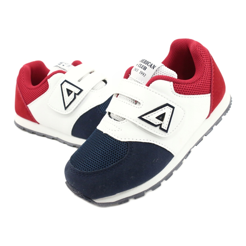 American Club Sapatos esportivos infantis Inserir BS01 BS02 Marinha branco 3