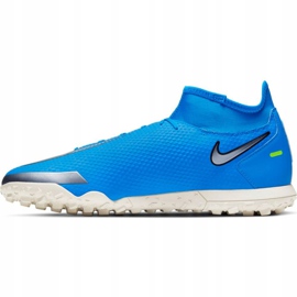 Chuteira Nike Phantom Gt Club Df Tf M CW6670 400 azul azul 1 Chuteira Nike Phantom Gt Club Df Tf M CW6670 400 azul azul 1