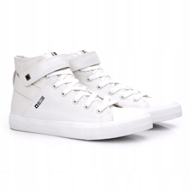 Tênis de cano alto masculino Big Star White Y174024 branco 1