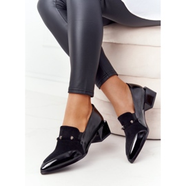 Bombas elegantes de salto alto S.Barski Premium Preto 1