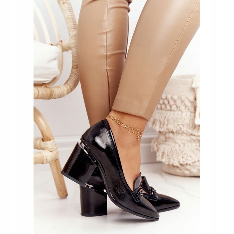 Bombas elegantes em uma barra S.Barski Premium Preto 2