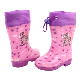 American Club Galochas American Pink Kitties KAL05 tolet rosa 2