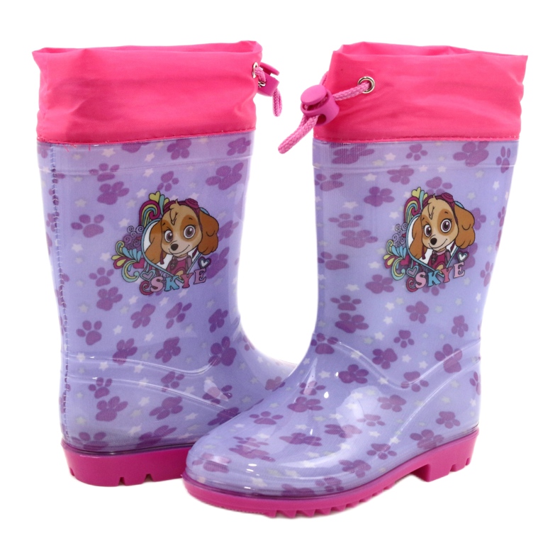 American Club American Lavender Wellies SKYE KAL04 roxo rosa 2