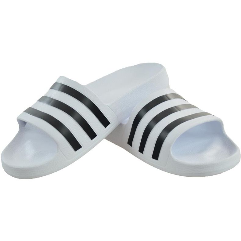 Chinelos brancos Adidas Adilette Aqua F35539 ['branco preto'] 1