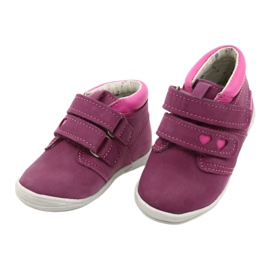 Mazurek Calçado desportivo de couro com velcro 1355 rosa fúcsia 2 Mazurek Calçado desportivo de couro com velcro 1355 rosa fúcsia 2