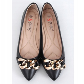 Black CD82P Black ballerinas com corrente preto 1 Black CD82P Black ballerinas com corrente preto 1