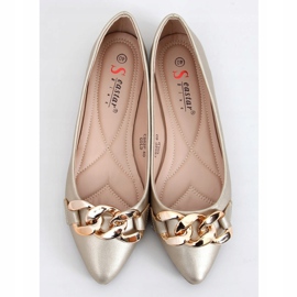 Bailarinas com corrente de ouro CD82P Ouro dourado 1 Bailarinas com corrente de ouro CD82P Ouro dourado 1