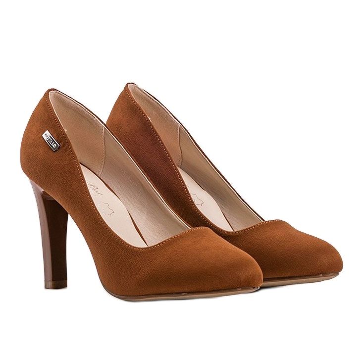 Sapatos marrons com salto agulha Lizette marrom 1