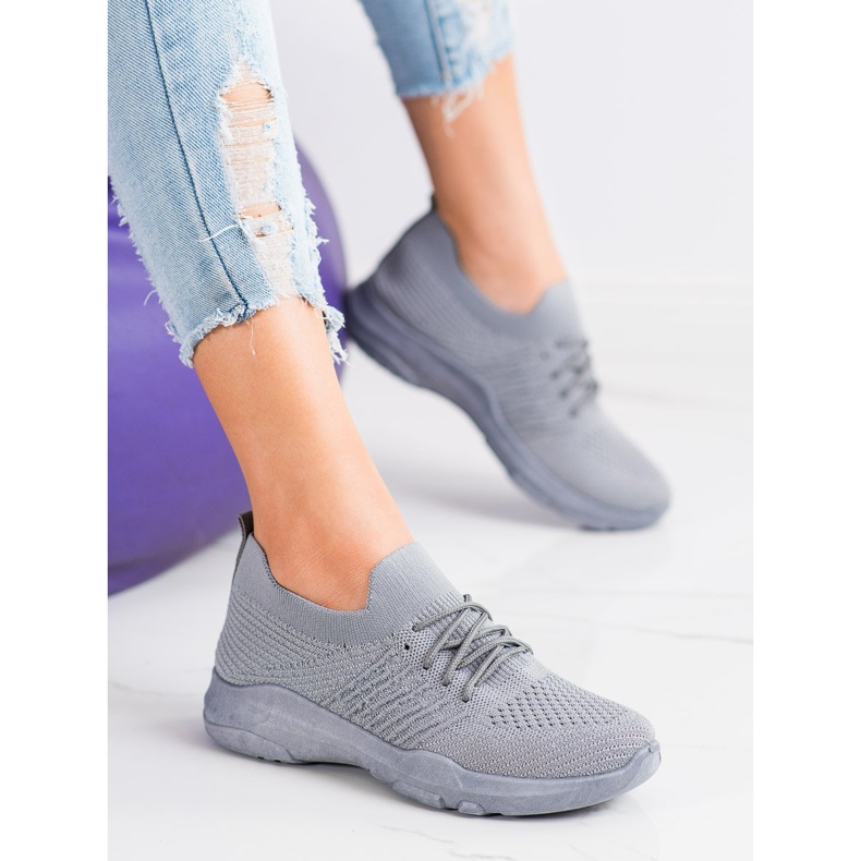 SHELOVET Calçados Esportivos Confortáveis ​​Cinza 2