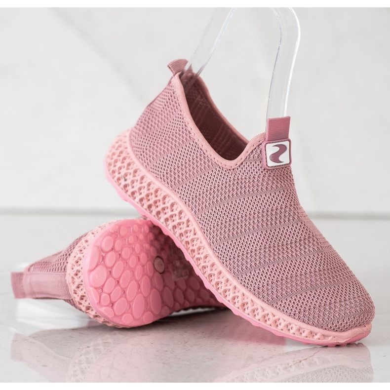 SHELOVET Slipons Spring Openwork rosa 1
