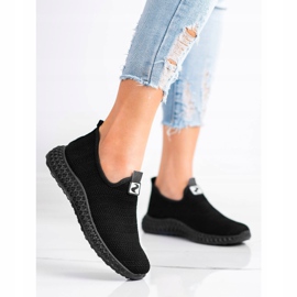 SHELOVET Slipons Spring Openwork preto 1