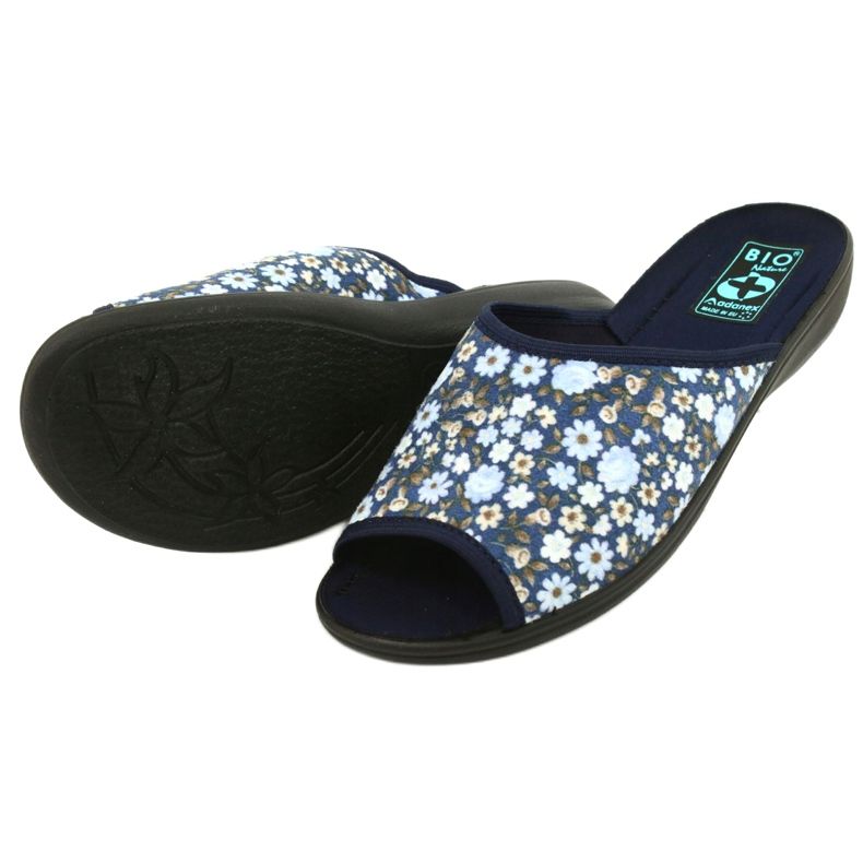 Sapatilhas de flores Adanex Tęg. G1 / 2 18760 azul marinho azul 2