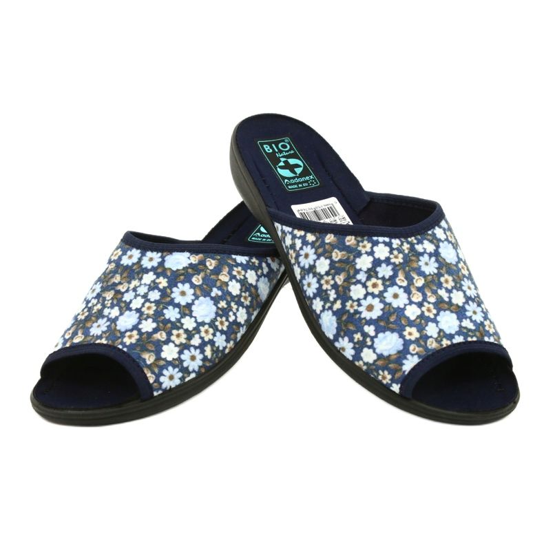 Sapatilhas de flores Adanex Tęg. G1 / 2 18760 azul marinho azul 4