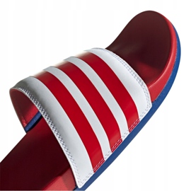 Chinelos Adidas Adilette Comfort M EG1853 branco vermelho 2