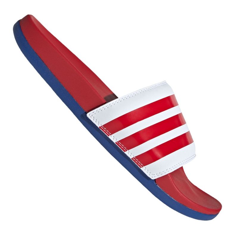 Chinelos Adidas Adilette Comfort M EG1853 branco vermelho 3