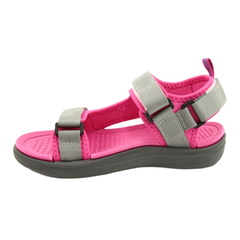 Sapatos femininos sandálias Lee Cooper 20S-TS-031 inserção de espuma rosa cinza 1