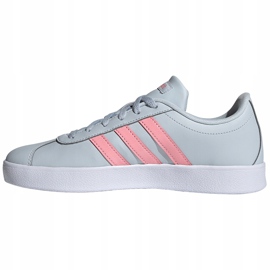 Sapatos infantis Adidas Vl Court 2.0 K azul-rosa FY9151 1