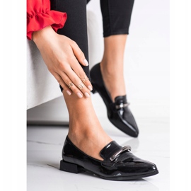 S. BARSKI Mocassins Lacados In Spitz preto 2