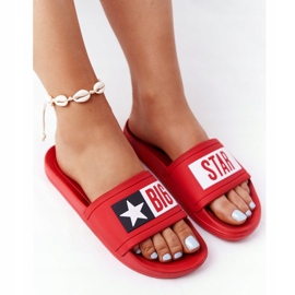 Chinelos femininos Big Star Red DD274A267 vermelho 2
