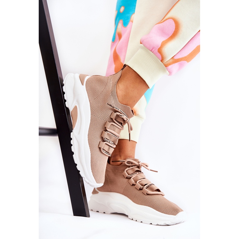 Meias esportivas femininas Beige KeSports bege 2