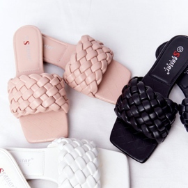 PS1 Chinelos trançados Cheryl bege feminino 1