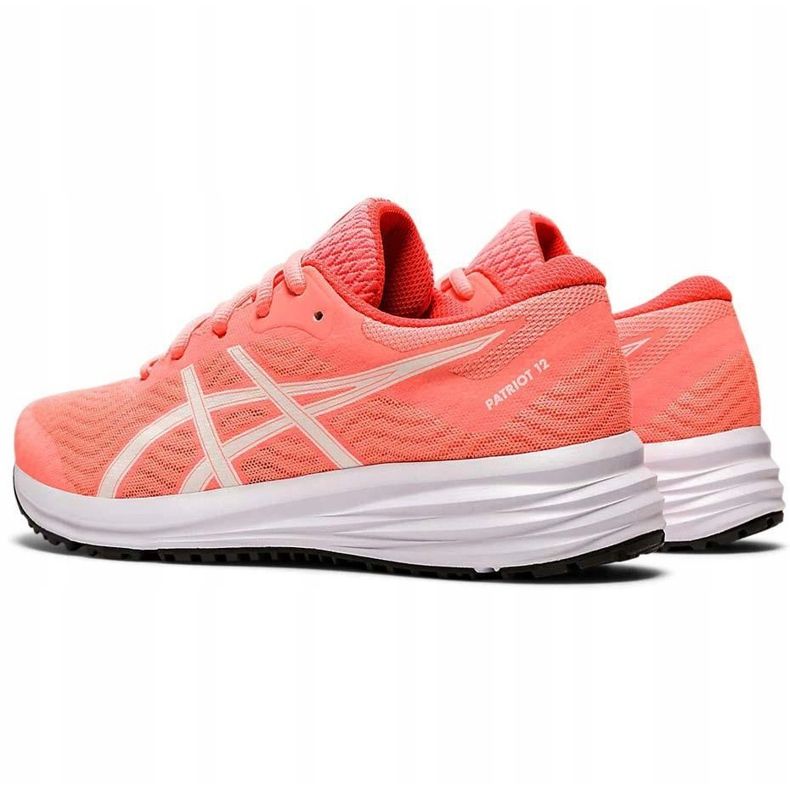 Tênis de corrida feminino Asics Patriot 12, pêssego 1012A705 700 multicolorido laranja 4