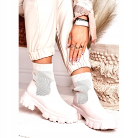 Meias Femininas Botas Workers White Stormy branco 4