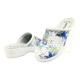 Chinelos Comfooty Alessia brancos multicolorido 3