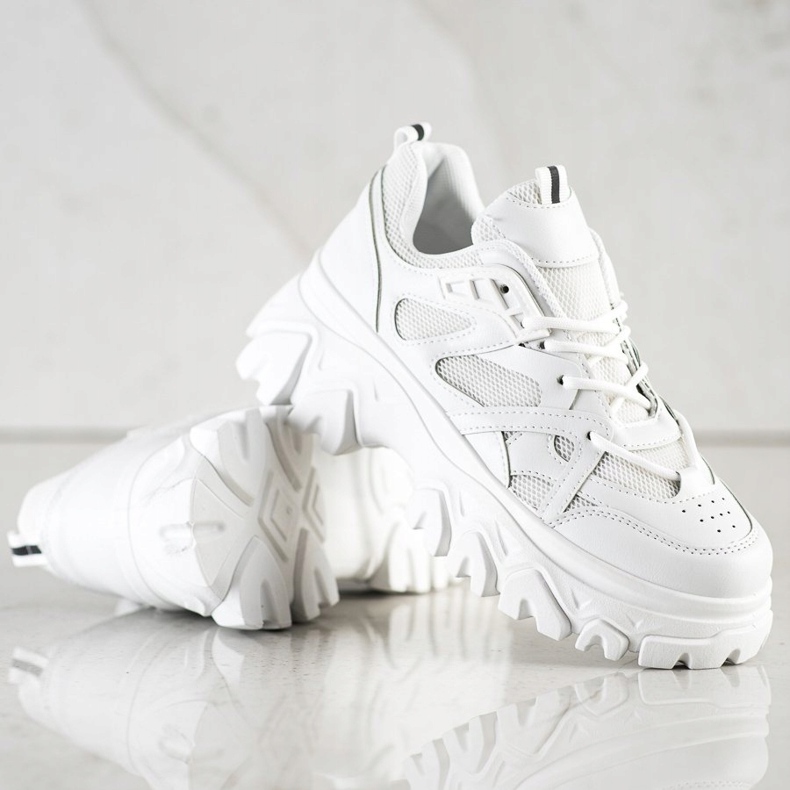 SHELOVET Tênis Moda Branca branco 1