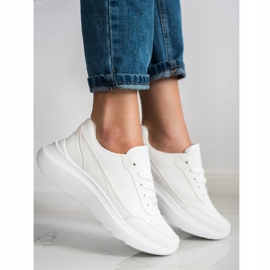 SHELOVET Tênis Classic Eco Couro branco 1