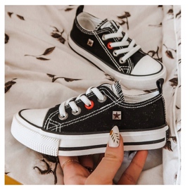 Tênis infantil clássico baixo Big Star HH374090 preto ['preto'] 2