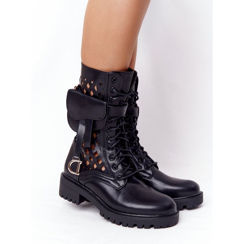 PS1 Botas pretas a céu aberto com estrela do rock de rim preto 1 PS1 Botas pretas a céu aberto com estrela do rock de rim preto 1