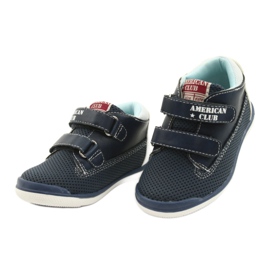 American Club Sapatos esportivos americanos para velcro gc12 azul marinho 3