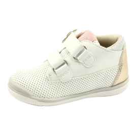 American Club Calçados Esportivos Com Velcro GC06 / 21 Branco e Dourado 1