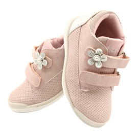 American Club Calçados Esportivos Com Velcro GC06 / 21 Rosa-Prata 4