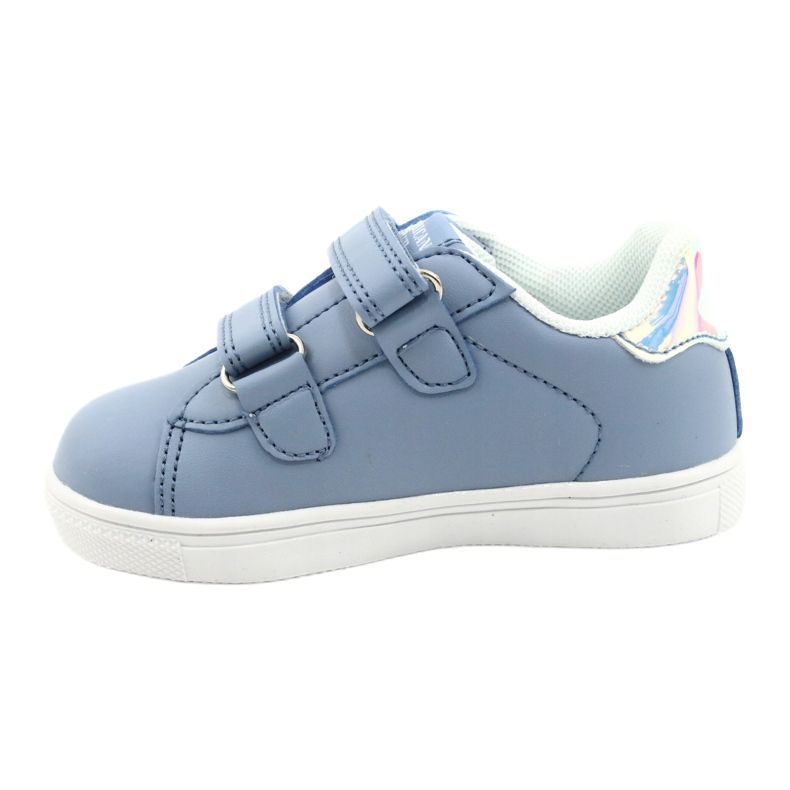 American Club Sapatos de velcro ES22 / 21 azul prata 1