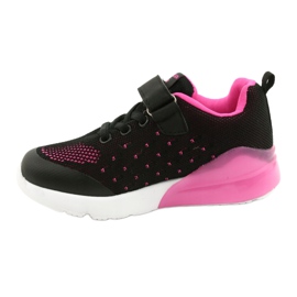 American Club Calçado desportivo feminino com velcro RL12 / 21 preto rosa 1