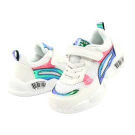 American Club Calçados Esportivos Halográficos da Moda ES23/21 Branco 3