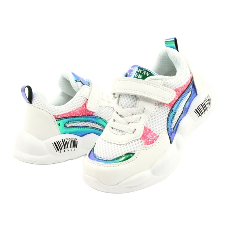 American Club Calçados Esportivos Halográficos da Moda ES23/21 Branco 3