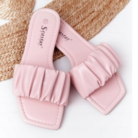 PS1 Chinelos cor-de-rosa clássicos femininos com bom aspecto 1 PS1 Chinelos cor-de-rosa clássicos femininos com bom aspecto 1