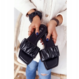 PS1 Chinelos clássicos femininos pretos com bom aspecto 1