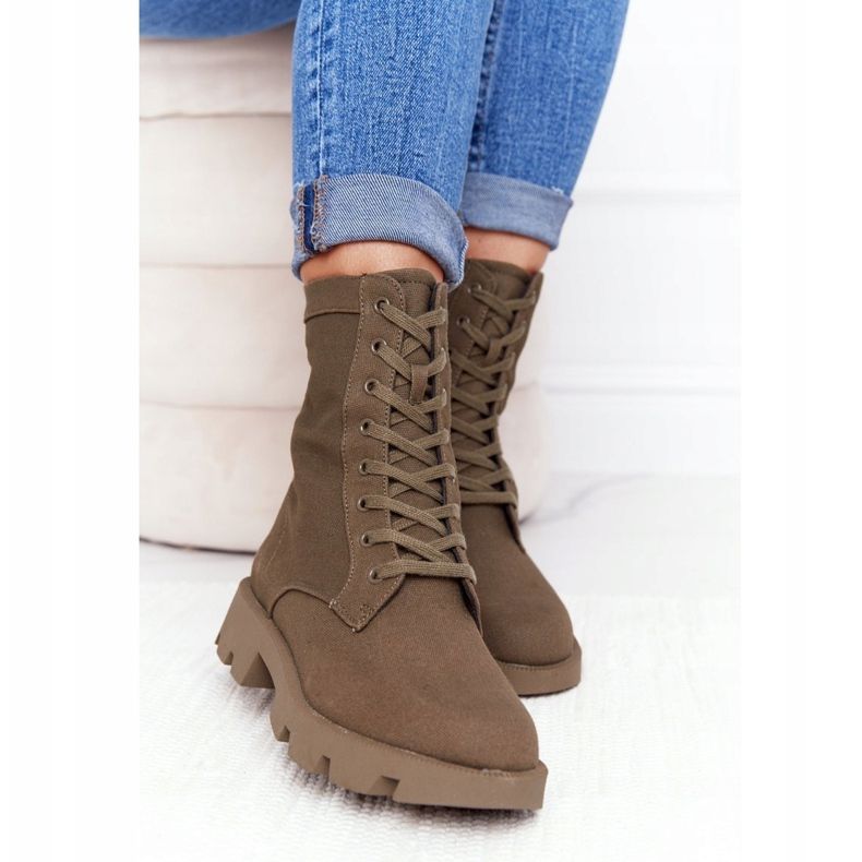 Botas Haley Trabalhadoras Verdes Femininas 2 Botas Haley Trabalhadoras Verdes Femininas 2