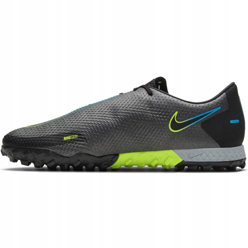 Chuteiras Nike React Phantom Gt Pro Tf pretas CK8468 090 preto preto 1