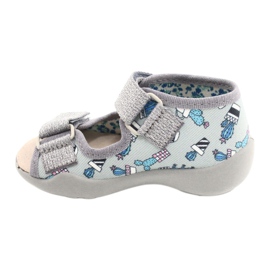 Calçado infantil amarelo Befado 342P025 cinza 1