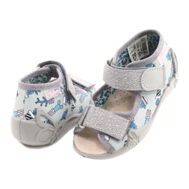 Calçado infantil amarelo Befado 342P025 cinza 4