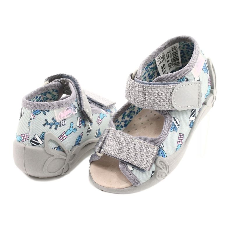 Calçado infantil amarelo Befado 342P025 cinza 4