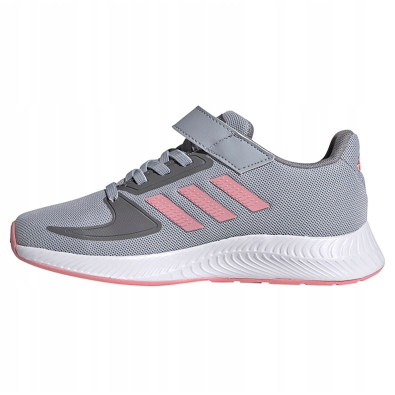 Sapatos infantis Adidas Runfalcon 2.0 C cinza-rosa FZ0111 1