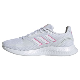 Sapatos femininos Adidas Runfalcon 2.0 branco e rosa FY9623 1