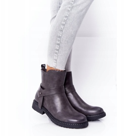 PJ1 Botas quentes femininas Workers Grey Alivia cinza 1